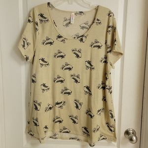 LuLaRoe Roller Skate Classic T shirt